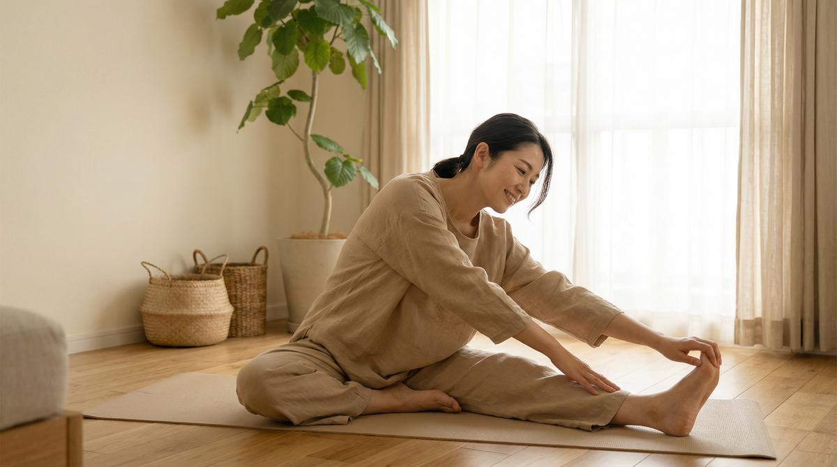 蘑菇视频晨间舒展视频教程，hqnn4nal.cn